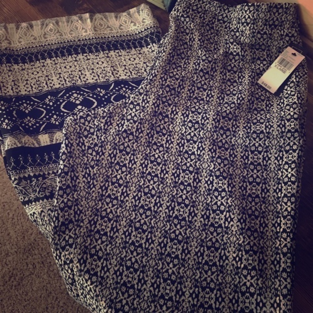 NWT A.BYER Wide Leg Print Pants 👖 X-Large